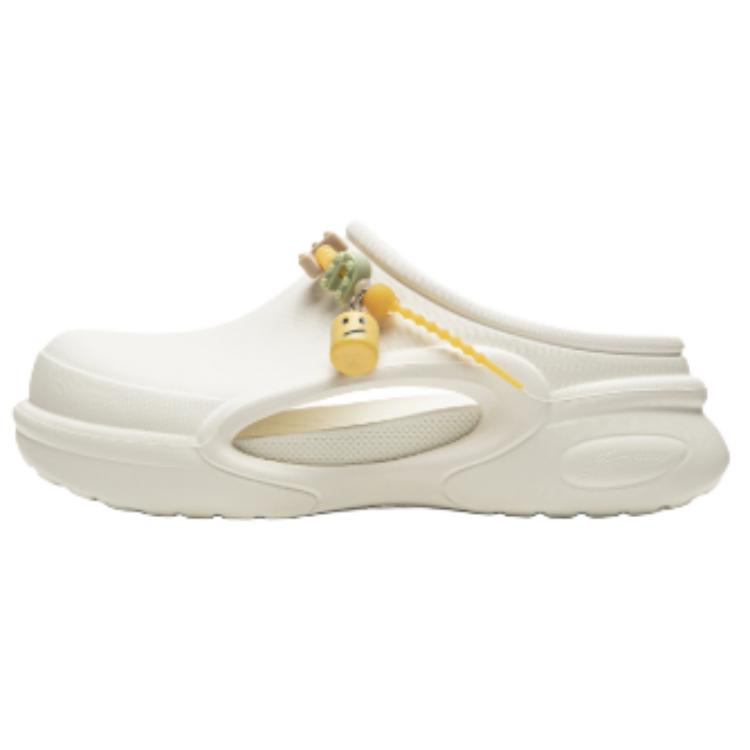 Li Ning Capsule Toy Shoes EVA Clogs Unisex Mother Of Pearl White AGAW019-1 37