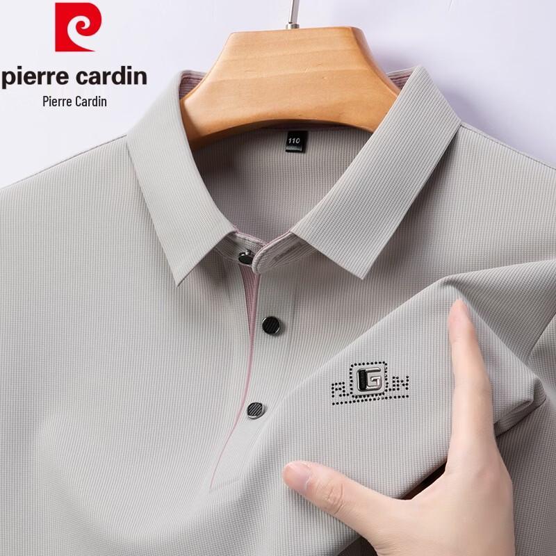 Pierre Cardin Men s Long-Sleeve Business Casual Polo T-Shirt L