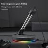 RGB Gaming Mouse Cable Holder Anti-Slip Feet Mouse Cord Management with Type-C Cable Mouse Bungee Anti-winding for PC Gaming