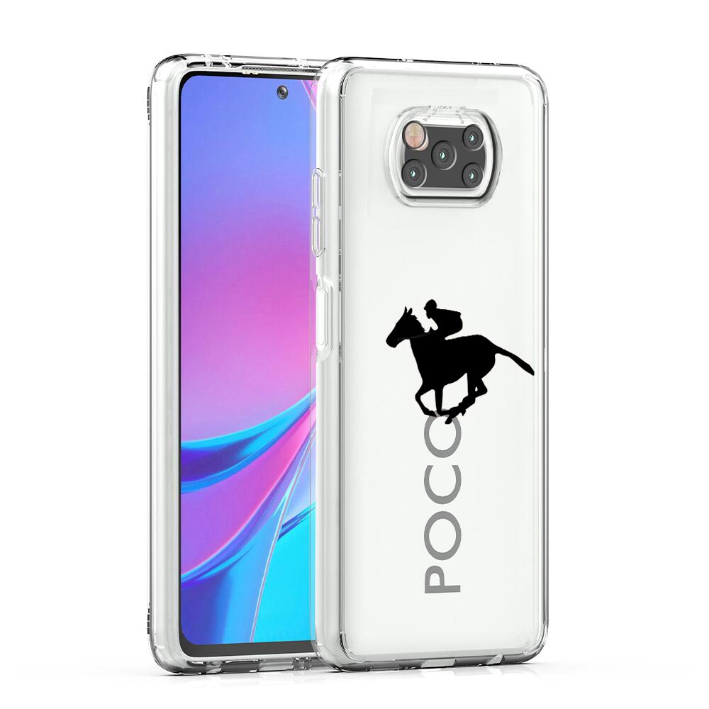 Phone Case For Xiaomi Poco X6 X5 NFC X3 F6 F5 Pro F4 F3 M3 14 13T 12T 12 13 Lite 11 Mi 5G Clear Cover Animal Art Horse