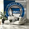 Hertha BSC Custom Name Wall Tapestry Aesthetic Wall Hanging Printed Fabric Blanket Decorative Tapestries for Bedroom Living Room Home Decor
