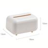 Household With Box Tissue Lid Desktop Paper Holder Napkin Storage Box Office Decoration Sealed Dustproof Tissue Container