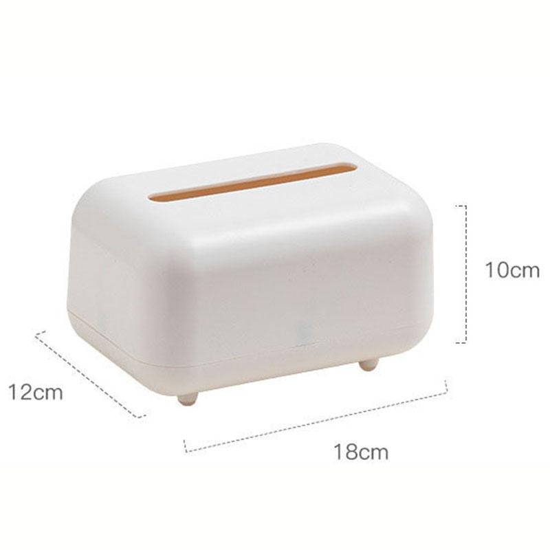 Household With Box Tissue Lid Desktop Paper Holder Napkin Storage Box Office Decoration Sealed Dustproof Tissue Container