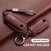 Leather Car Key Case Cover Shell For Mazda 3 6 Atenza Axela Demio CX5 CX3 CX7 CX9 MX5 Car Remote Keychain Case Shell Accessories