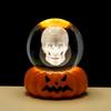Spooky Night Pumpkin Skeleton Lamp - Creative Horror Halloween Decor Atmosphere Light.