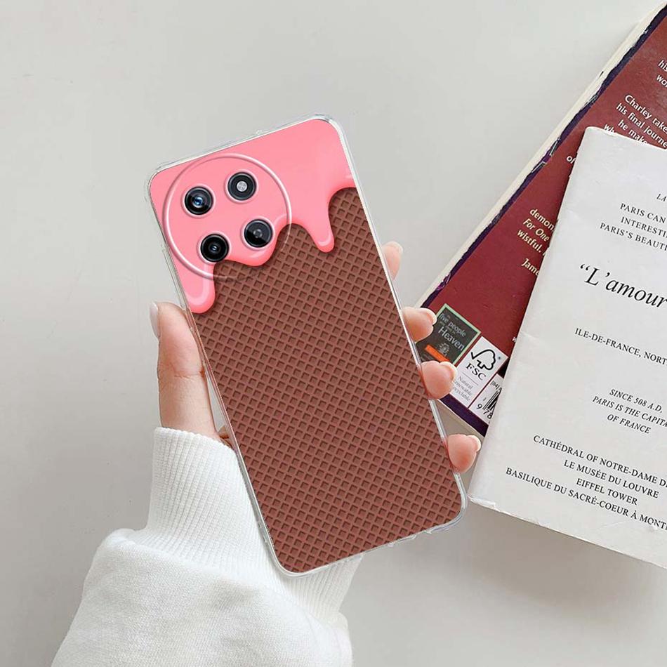 For Realme 11 4G Case Cute Fashion Patterns Clear Silicone Soft TPU Phone Back Cover For Realme 11 Realme11 4G 2023 Funda Bumper