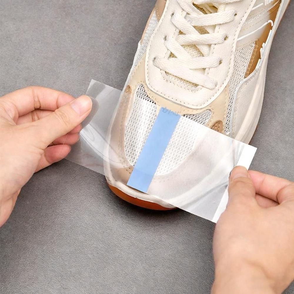 

30pcs/bag PU Film Toe Waterproof Sticker Waterproof Dirt Proof Protective Tape on Rainy Days Invisible Shoe Toe Covers