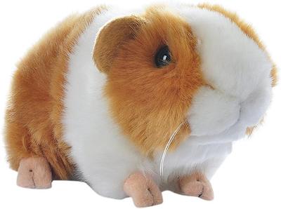 Qingyun Lee Small Animal Plush Guinea Fluffy and Animal Yellow White Toy, Pig, Mouse, Cotton-dyed Rat, Cute, Realistic, Kids, Pet, Doll, Gift, +