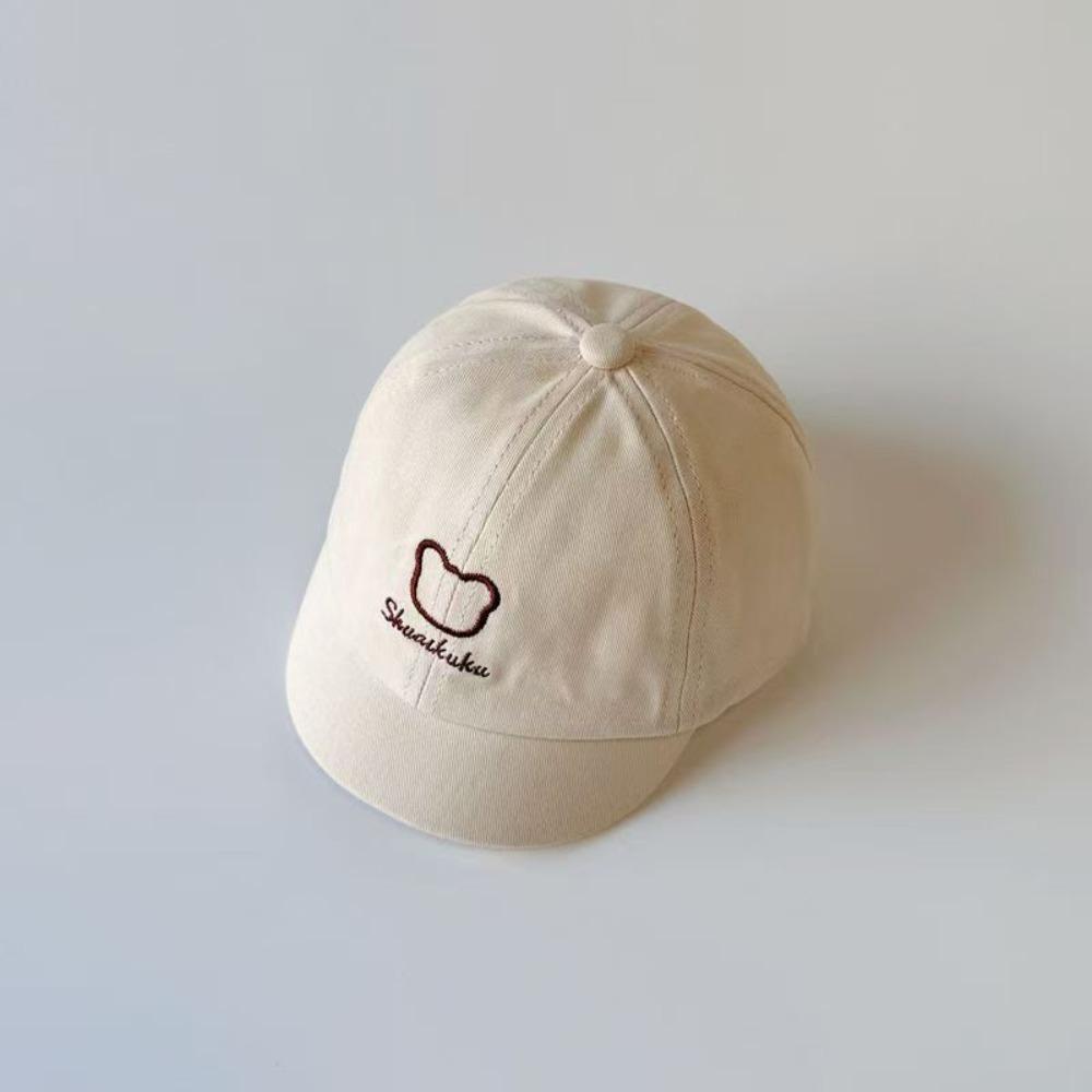 

Breathable Baseball Hat Embroidery Letter Summer Beach Cap Casual Sun Hat Boy Girl белый