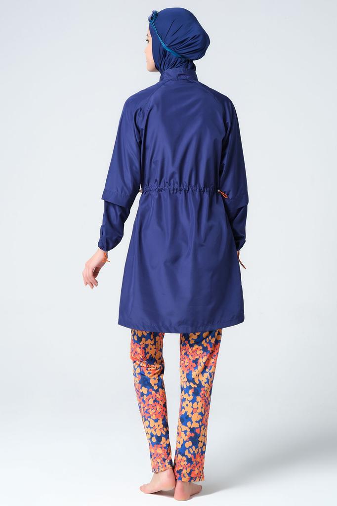 Muslimischer bescheidener islamischer Burkini-Strand-Schwimmanzug für Damen, Bademode, Hijab, Strandmode, Badeanzug 