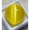 53.30 Ct Natural Chrysoberyl Yellow Cats Eye Round Cabochon Loose Gemstone