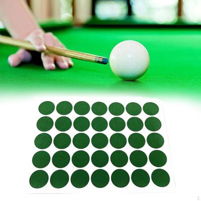 1 feuille de pansements pour nappe de billard, autocollants protecteurs pour réparation de trous cassés 35 mm