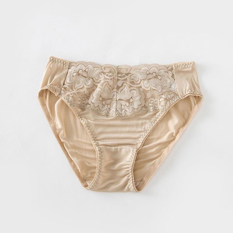 

Женские летние шелковые кружевные трусики с заниженной талией — удобные, тонкие, сексуальные и трикотажные L