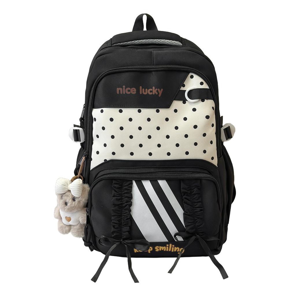 Schoolbag college style schoolbag female ins high value fashion niche design junior high school large capacity backpack computer backpack