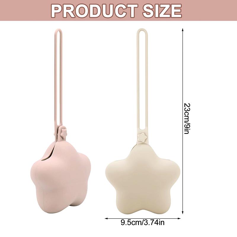 Silicone Pacifier Holder Case Safe And Soft Material Pacifier Pouch Portable Pacifier Case Protective Pacifier Storage