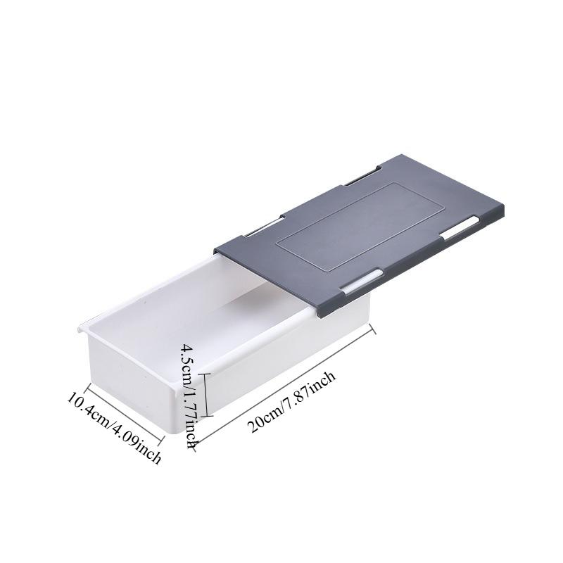 Undertable Drawer Invisible Storage Box, Office Computer Desktop Organizer, Classroom Storage, Stationery, Makeup Storage Drawer
