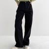 New Arrivals Open Run Women Semi Wide Standard Long Cotton Pants