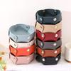 Compact PU Leather Foldable Tray: Entryway and Living Room Organizer for Keys and Jewelry