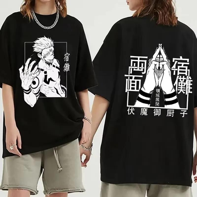 Gojo Satoru Anime Jujutsu Kaisen T-Shirt for Women Graphic T Shirts Woman Fashion Casual Tshirt Tee Manga Men