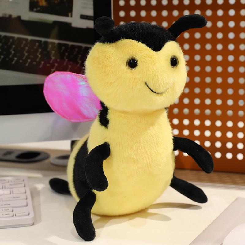 

Cute Cute Little Bee Doll Plush Toy Bee Doll Children Soothe Rag Doll Girl Birthday 25cm（0.15kg）