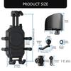 Cycling Phone Holder,Upgraded Motorcycle Phone Mount Bicycles Phone Mount Handlebar Cellphone Clamps