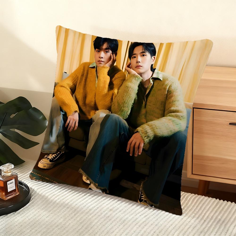 Cushion Cover Silky Short Plush Home Sofa Cushion Cover - Invisible Zipper Home Decoration A Breeze Of Love