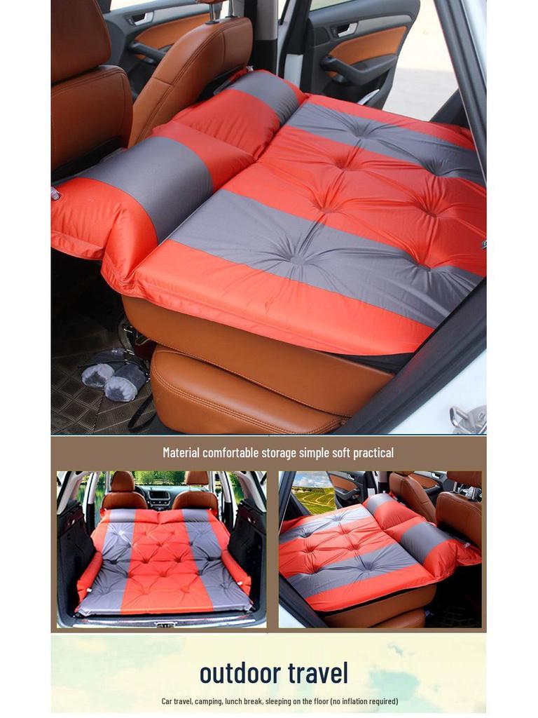 Automated Inflatable Car Mattress for SUV Trunks and Rear Seats