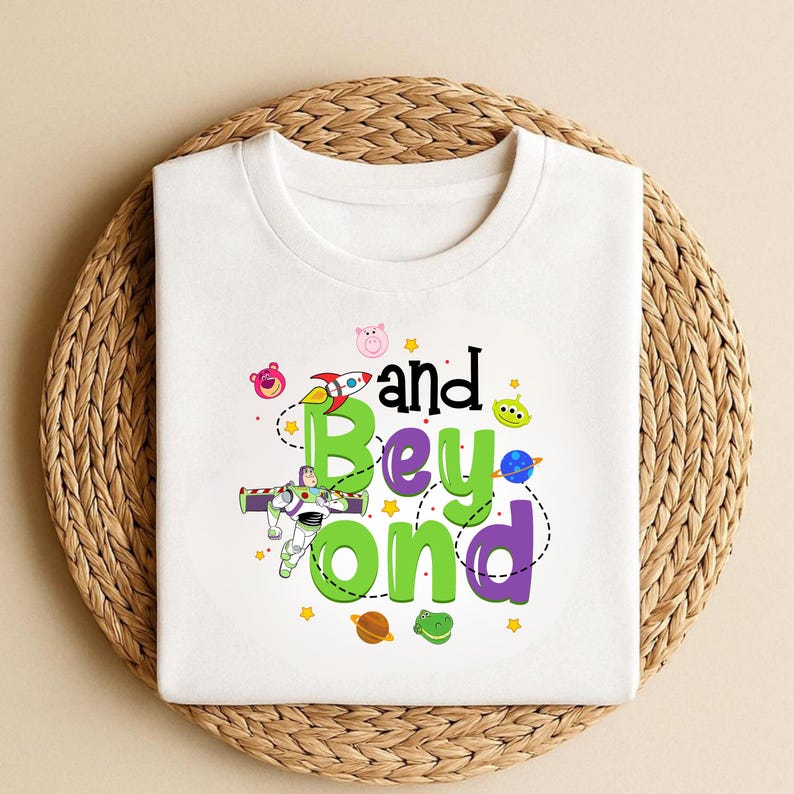 Retro Buzz And Woody Matching Shirts, To Infinity And Beyond Tee, Toy Story Disney Shirts , Disney Trip Shirts, Kids Disney World Shirt. 110