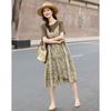 Women's Spliced Tiered T-Shirt Dress