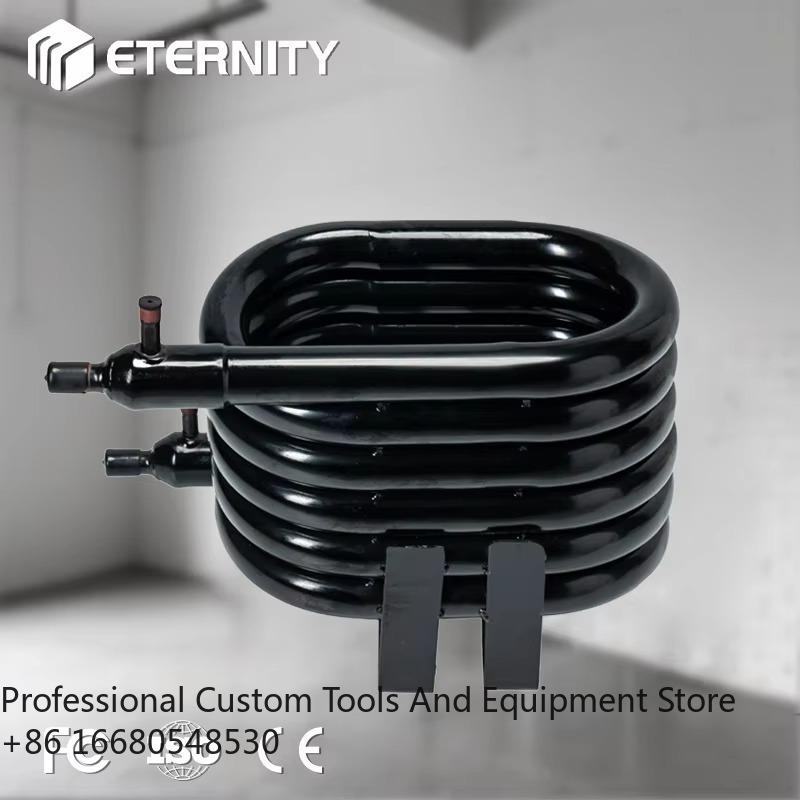 1HTitanium Coaxial Condenser/ Tube in Tube Heat Exchanger for  Marine air Conditioner and Stainless Steel Heat Exchanger