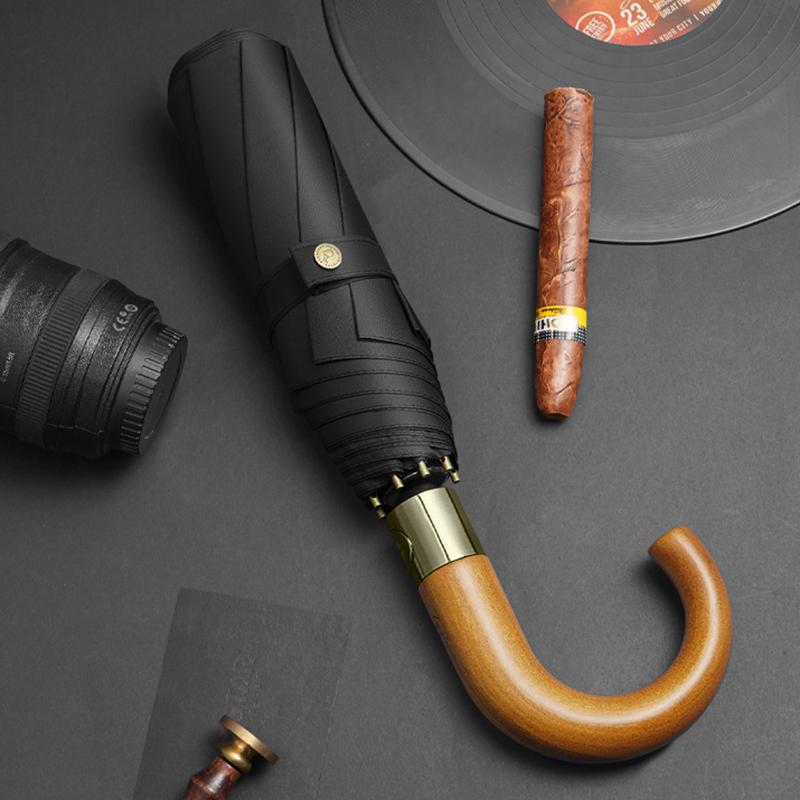 Windproof Umbrella for Women, Strong Big Automatic Umbrella Luxury, 8 Ribs Golf Big Umbrella Automatic Strong, Free Shipping