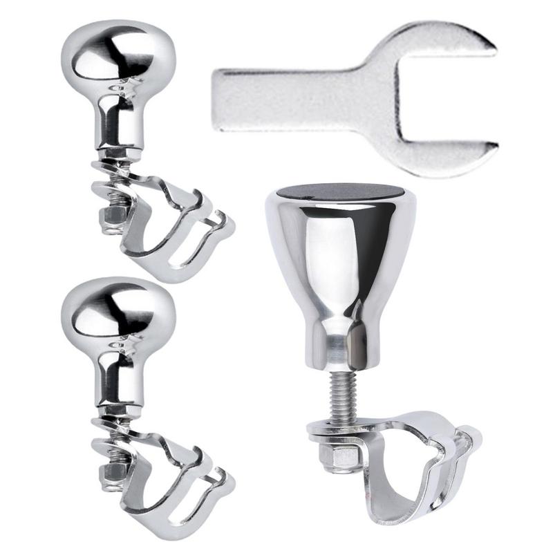 Boat Steering Wheel Ball 316 Stainless Steel Grip Knob Turning Helper Hand Control Ball Marine Steering Wheel Spinner Knob Aid