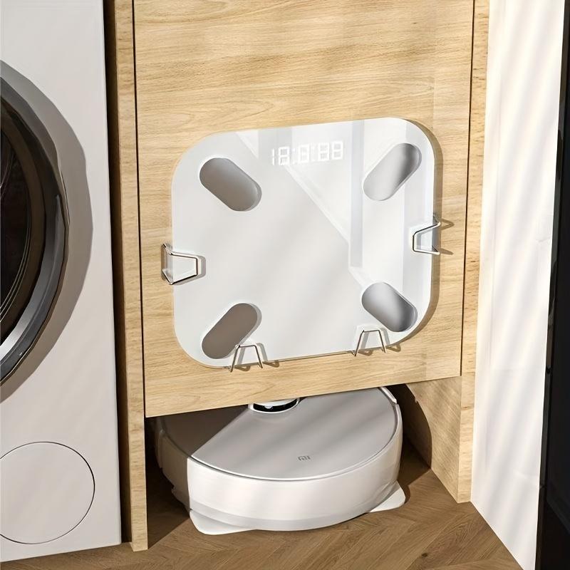 4PCS Wall Mounted Scale Holder Space Saver Storage Rack For Body Fat Weight Scale With Hardware Included High Quality Material Fast Delivery