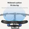 Adjustable Wide Bike Seat Comfortable Memory Foam Bicycle Saddle Shock Absorbing For Mountain Road City Stationary Exercise Bike