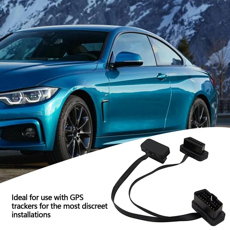 OBD2 Splitter Male To Female Waterproof OBD2 Splitter 16 Pin OBD2 Adapter Flexible Extender For Scan Tools Diagnostic Reader OBD