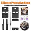 Games Console Soft Cover for R36 Ultra Handheld Game Console Against Scratch and Drop-Black Handheld Storage Protective Cover