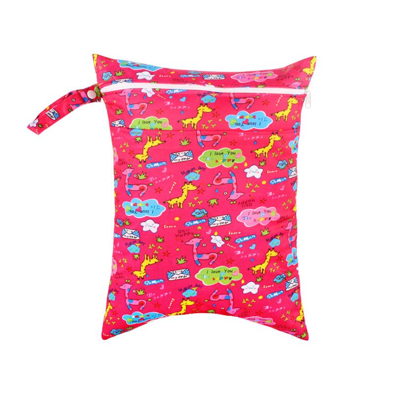 Washable Wet/Dry Separation Diaper Bag for Baby Clothes & Underwear