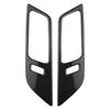 Imitation Carbon Fiber Inner Door Handles Bowl Cover Trim for Ford Mustang 2016 - 2025 ABS Car Accessories 2pcs