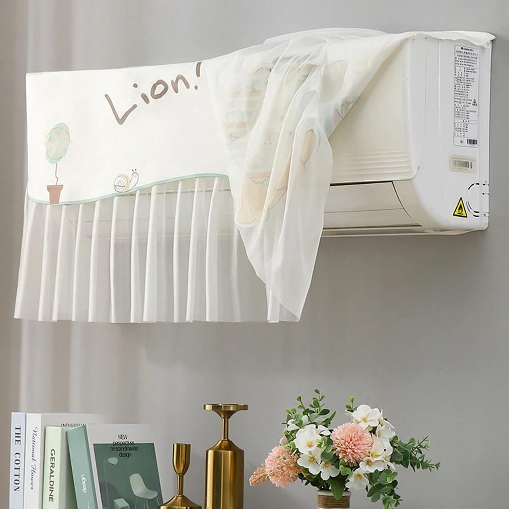 Air Conditioner Cover Home Decor Protective Case Waterproof Hanging Air Conditioning Home Fabric Indoor Dust Covers
