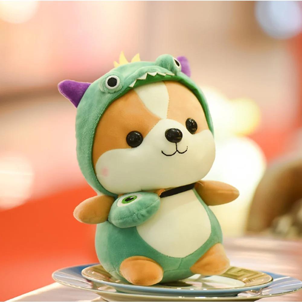 25cm Cute Squirrel Doll Cute Dinosaur Stuffed Toy Baby Doll Give A Birthday Gift To A Girl Doll