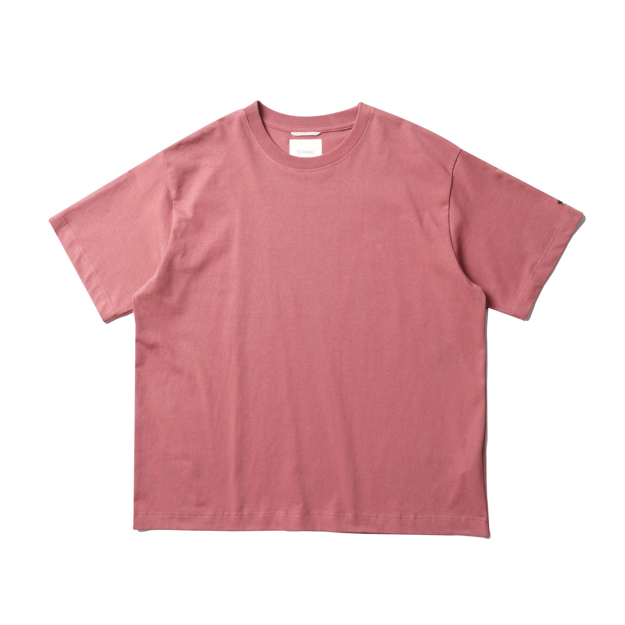 Ujb Coming Logo Embroidered T-Shirt - Burgundy L