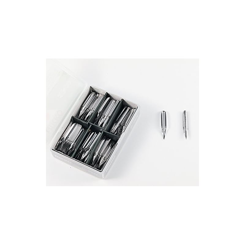 Tachikawa Pin Manufacturing Nikko G Pen Nib, Premium Quality, Pack of 100, NG100EX