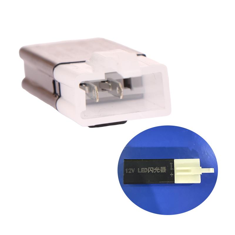 1Pcs Universal 12V Motorcycle Electric Car LED Lighting Scooter Flasher Electric Vehicle Flasher Turn Signal Silent Controller