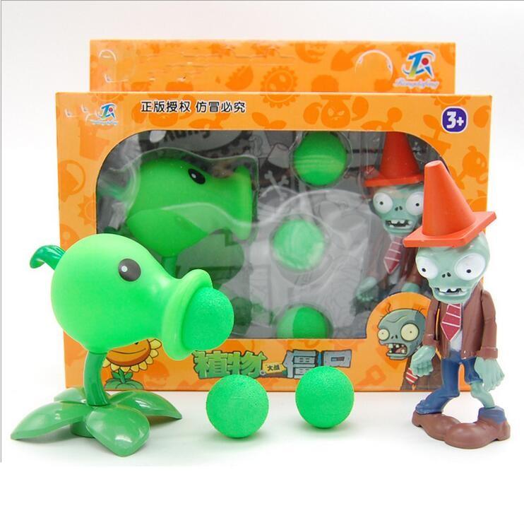 Plants vs. Zombies Toys Full Set Vinyl Catapult Boys Battle Children Toys