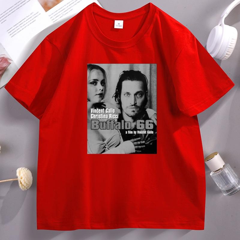 Japanese Style Buffalo 66 Film TShirt Movie Graphic Tee Printed Cotton Oneck Short Sleeve T Shirt Unisex WoUnisex Fashion Tops