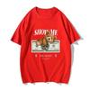 2024 Summer Men's T Shirt High Quality Fashion Cotton Cartoon Bear Print Short Sleeve Y2k Tops Women Men Clothing Oversized Tees