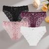 4Pcs Women Lingerie Sexy Lace Panties Soft Fashion Panties Hollow Out Underwears Pantys Underpant Lingerie Lace Intimates S-XL