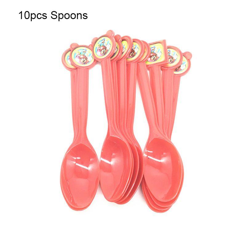 Renkli Bayraklar, Bardaklar ve Peçetelerle Süper Mario Temalı Doğum Günü Partisi Malzemeleri