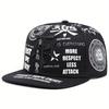 2025 Fashion Personalized New Baseball Hat Le Dagger Graffiti Embroidery Street Hip Hop Hat Daily Sunshade Flat Edge Hat Unisex