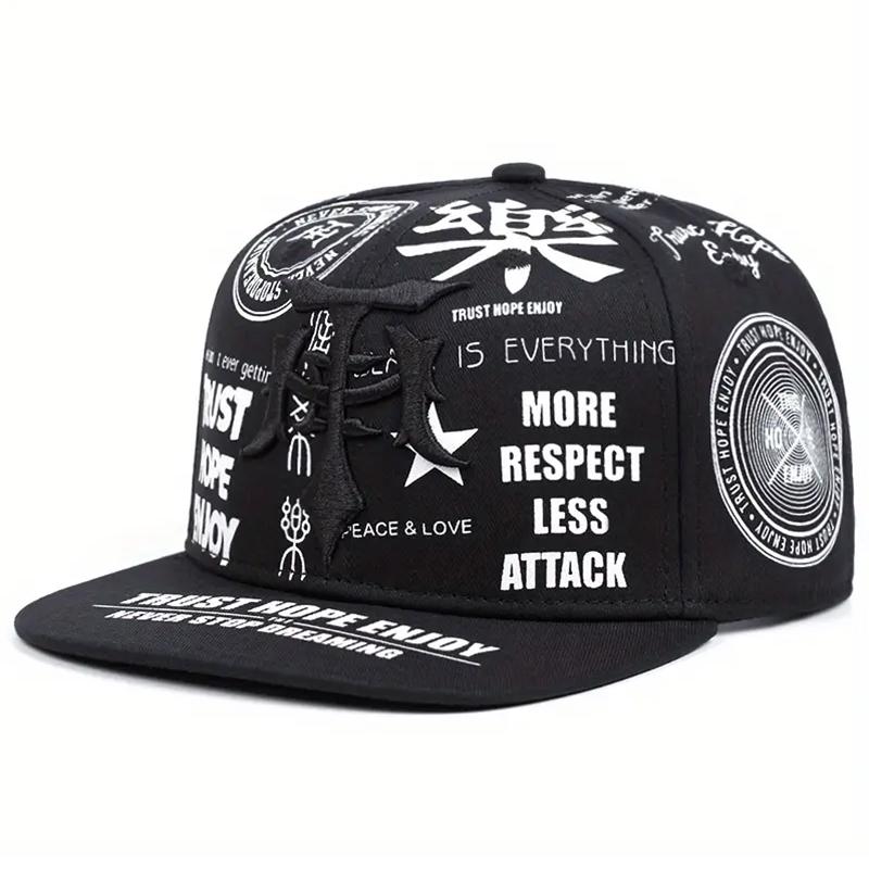 2025 Fashion Personalized New Baseball Hat Le Dagger Graffiti Embroidery Street Hip Hop Hat Daily Sunshade Flat Edge Hat Unisex